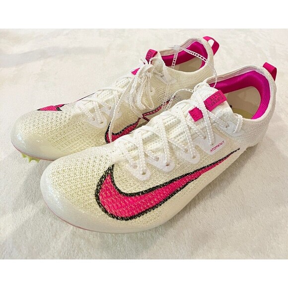 Nike Zoom SuperFly Elite 2 \'Sail Pink\' Running Track Spikes Size 13 Mens NEW main image 12